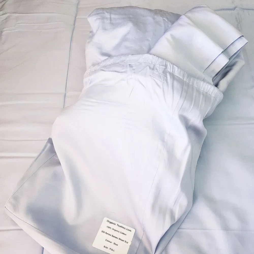 ORGANIC COTTON 350 THREAD COUNT BEDDING SET FULL